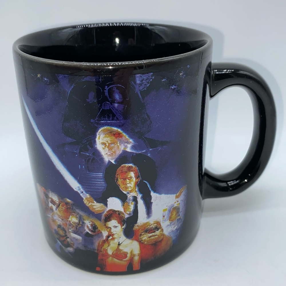 Star Wars Return of the Jedi Coffee Mug Darth Vader Princess Leia